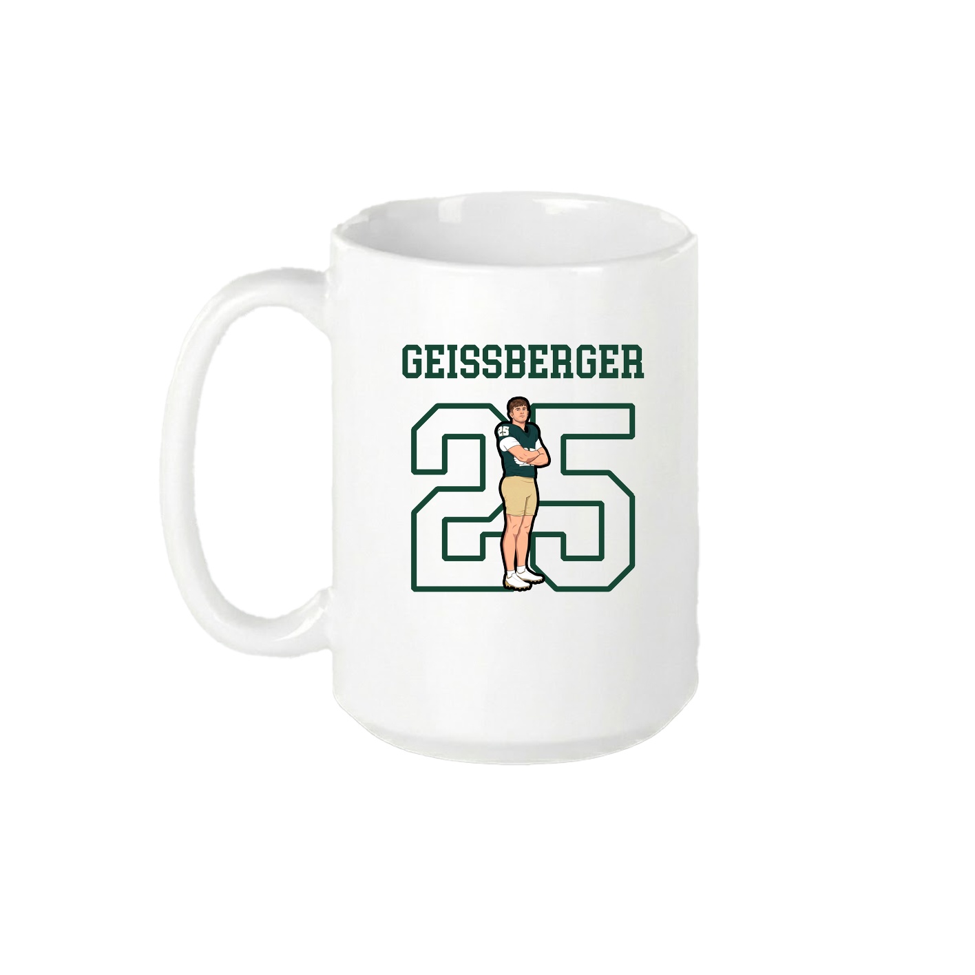 15oz Coffee Mug — Shirsey in White