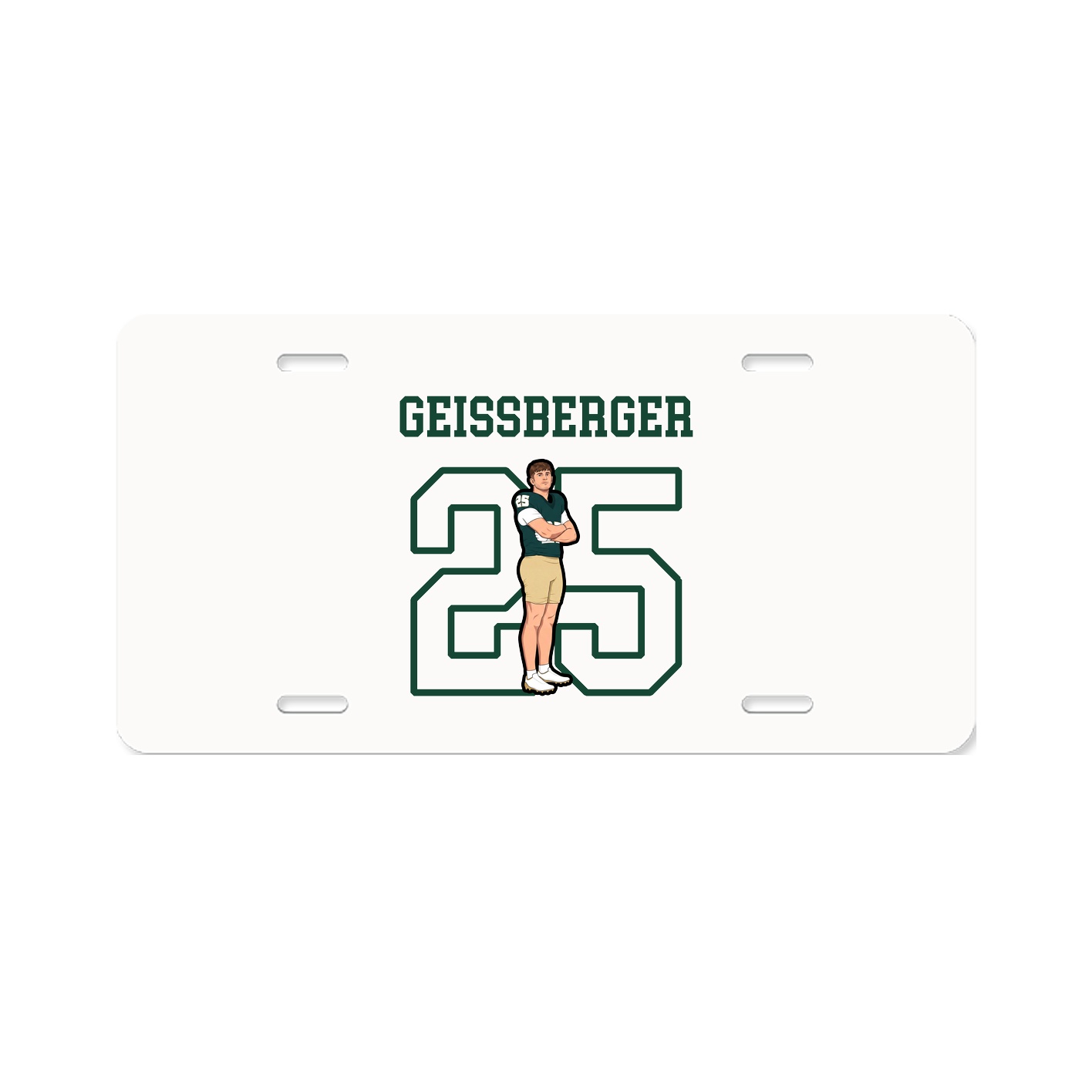 License Plate — Shirsey in Classic