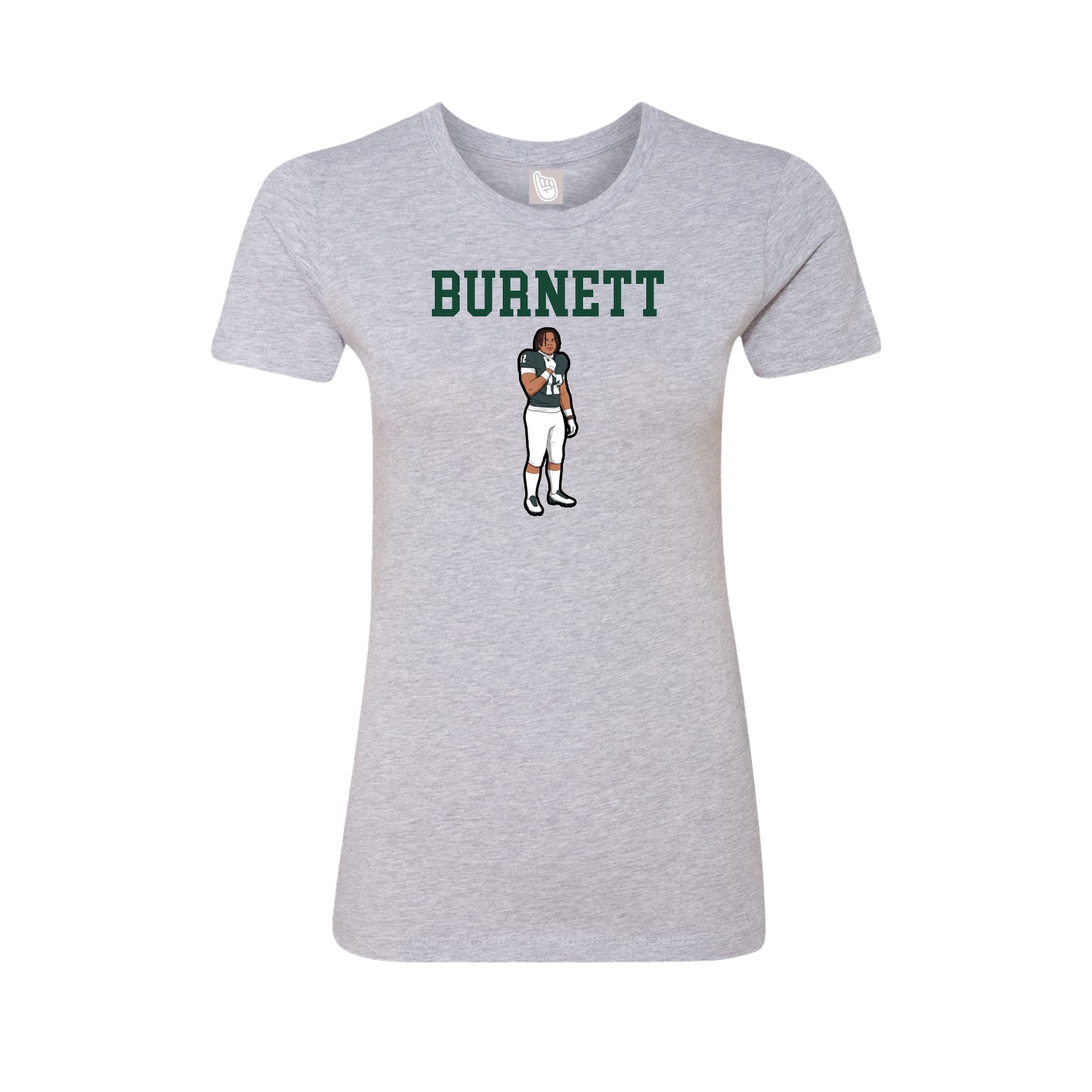 Fitted Women's Tee — Shirsey in Grey