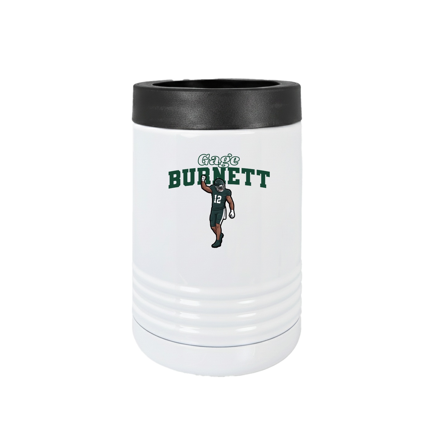 Beverage Holder — Name Arch in White