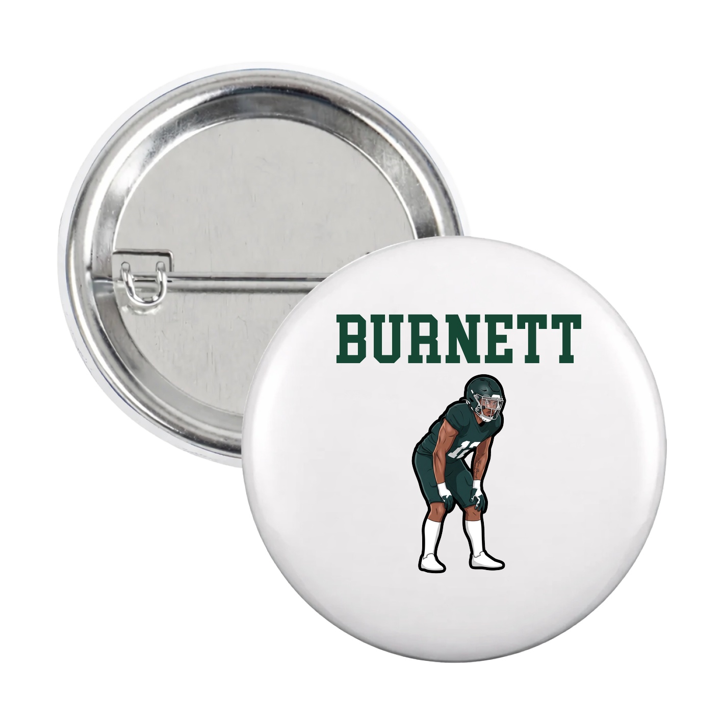 Game Day Button — Shirsey in White