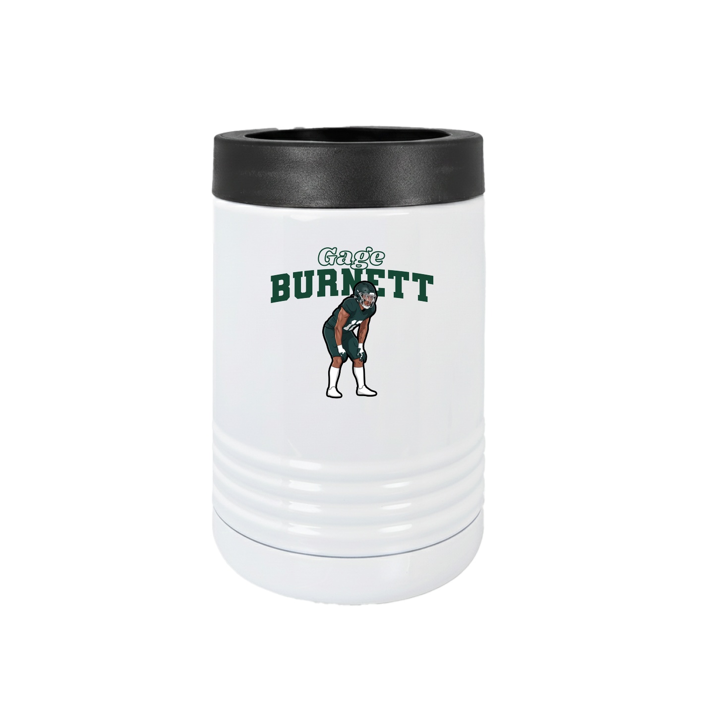 Beverage Holder — Name Arch in White