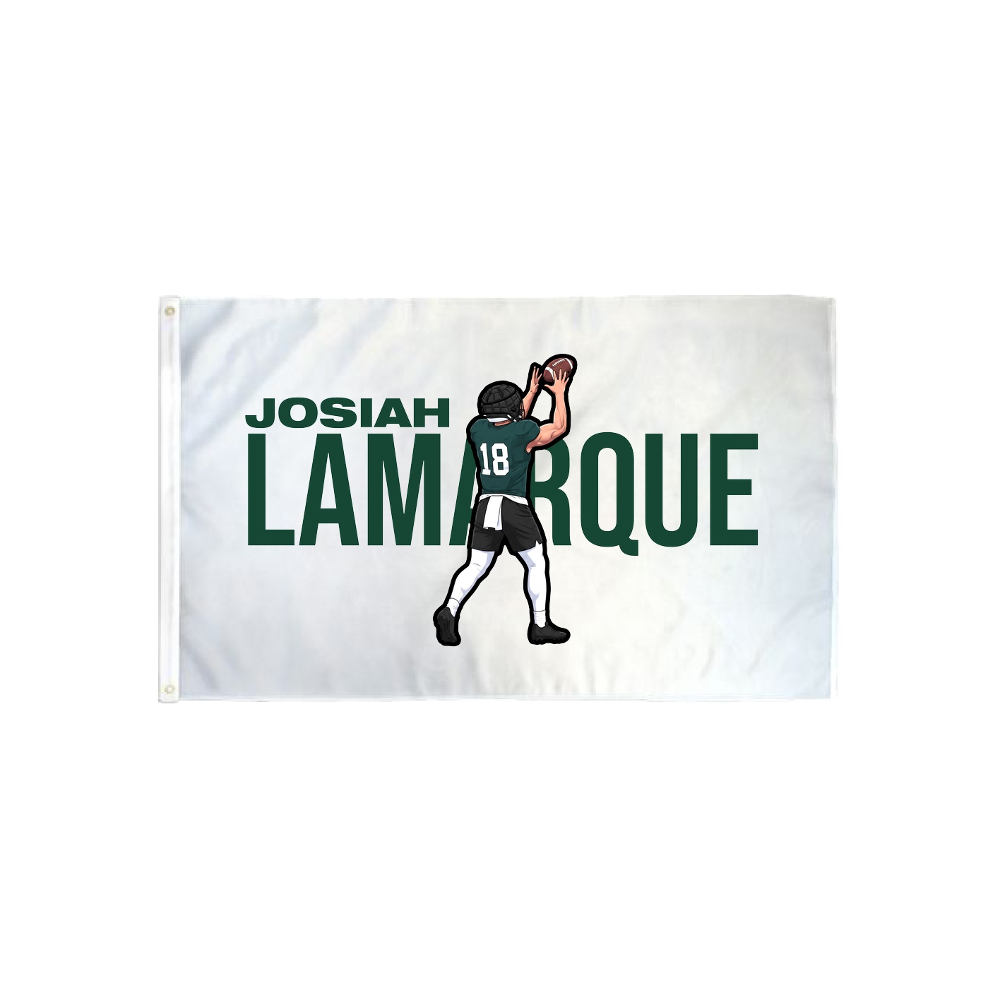 3x5 Flag — Player Name in Classic