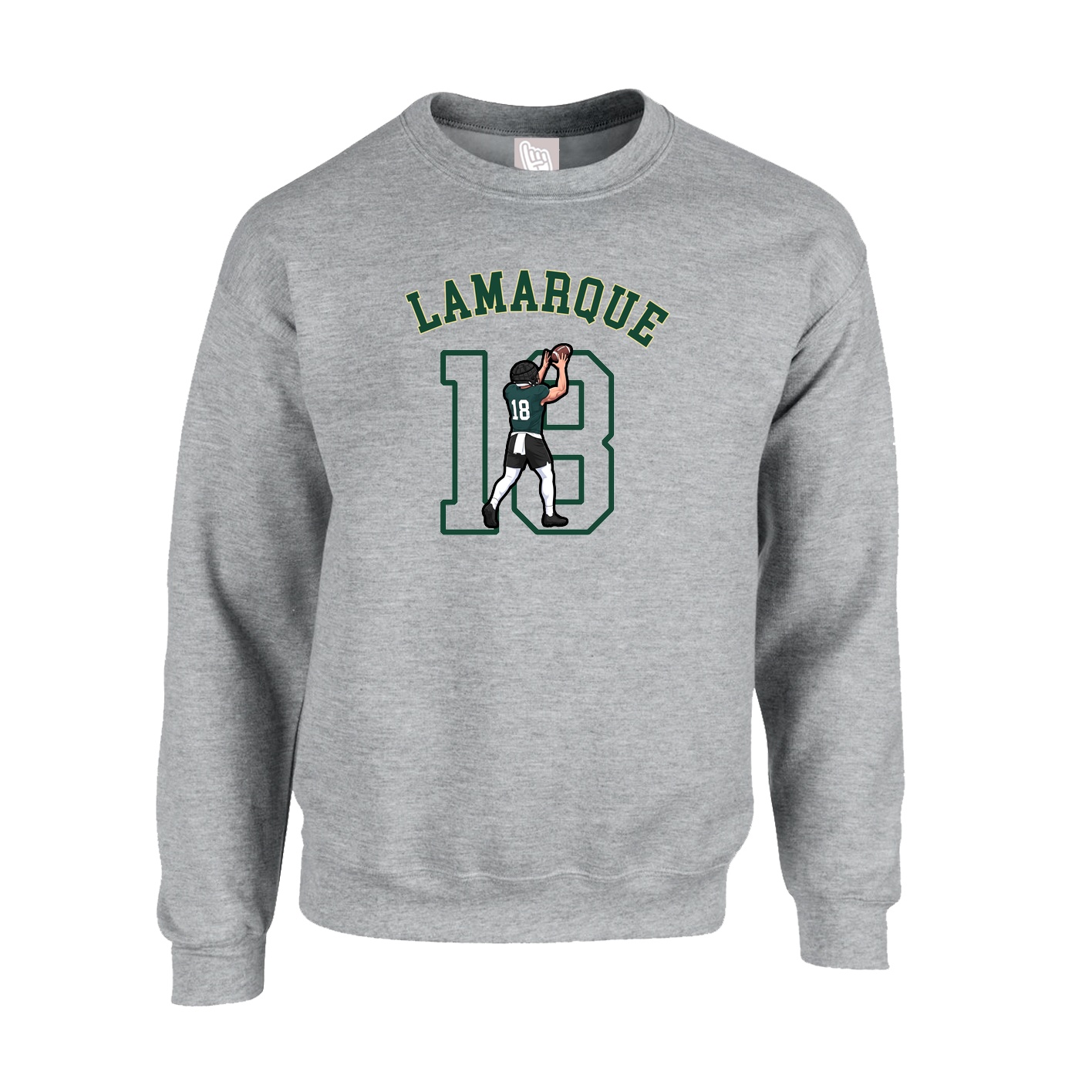 Fleece Crew — Shirsey Arch in Grey