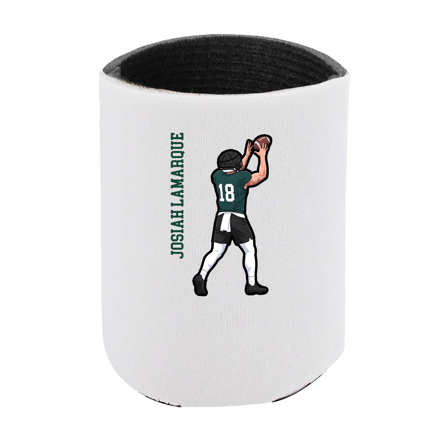 Can Holder — Name Vertical in White