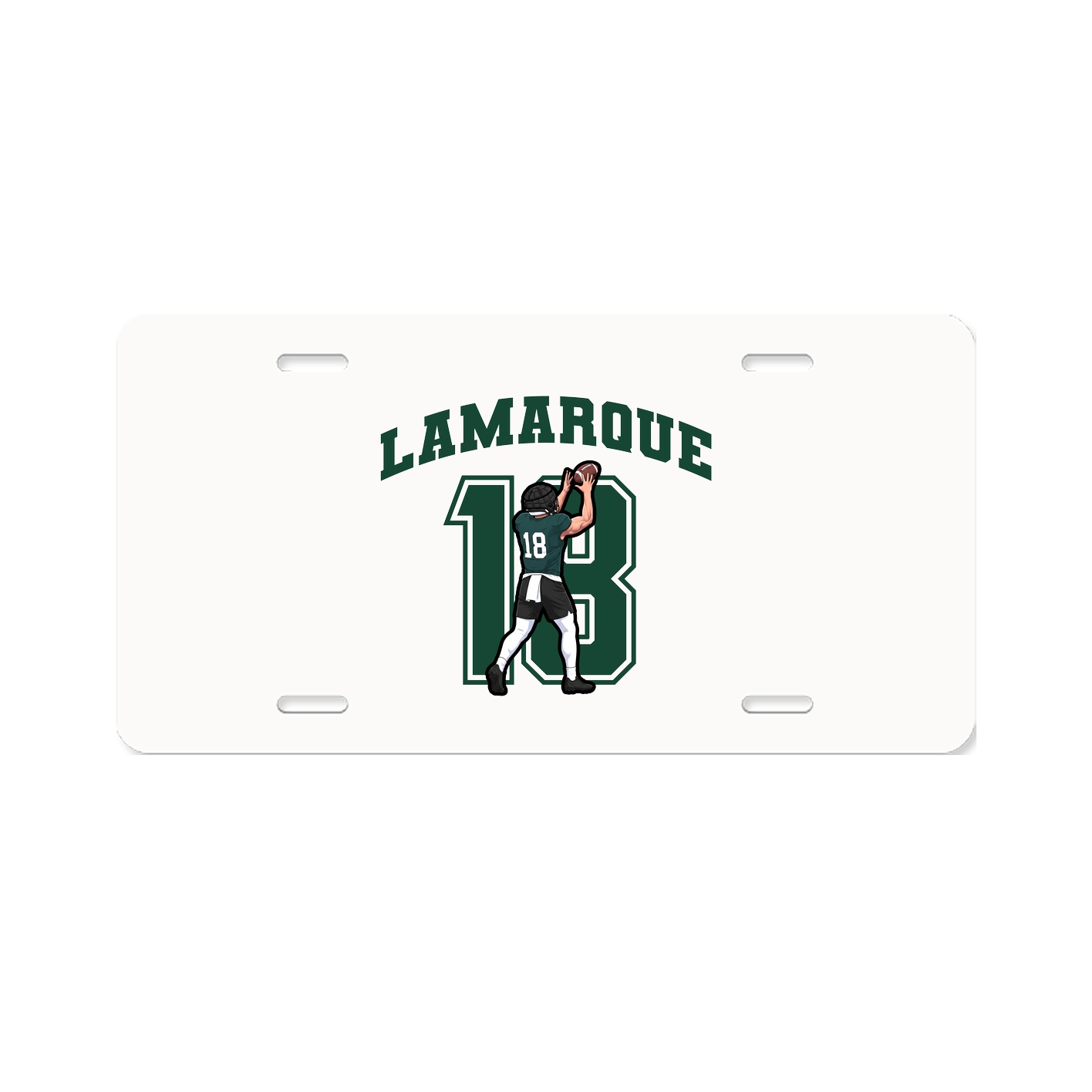 License Plate — Number in Classic