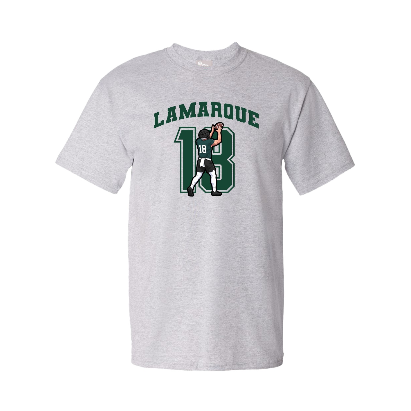 Youth Tee — Number in Grey