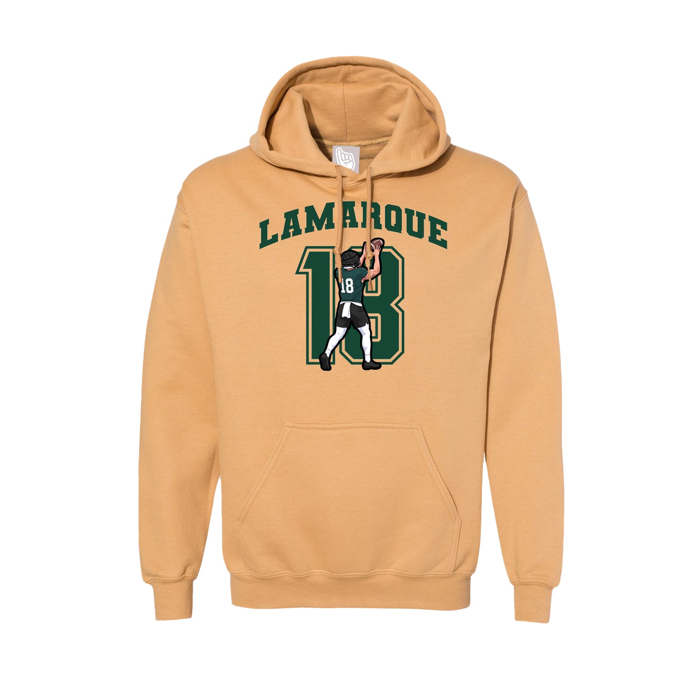 Hoodie — Number in Vegas Gold