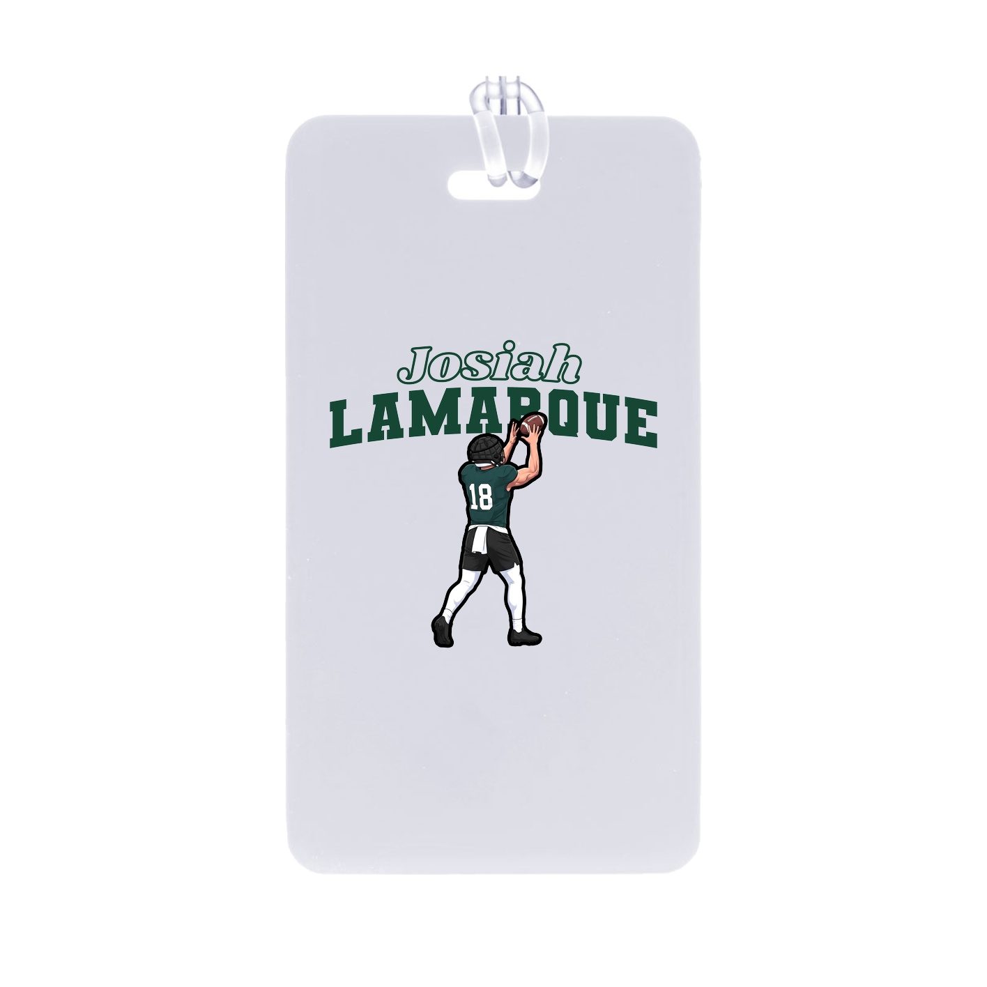 Bag Tag — Name Arch in Classic