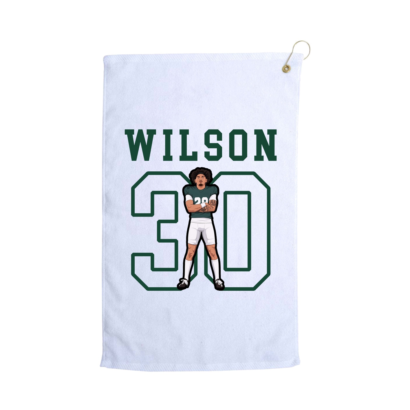 Golf Towel — Shirsey in White