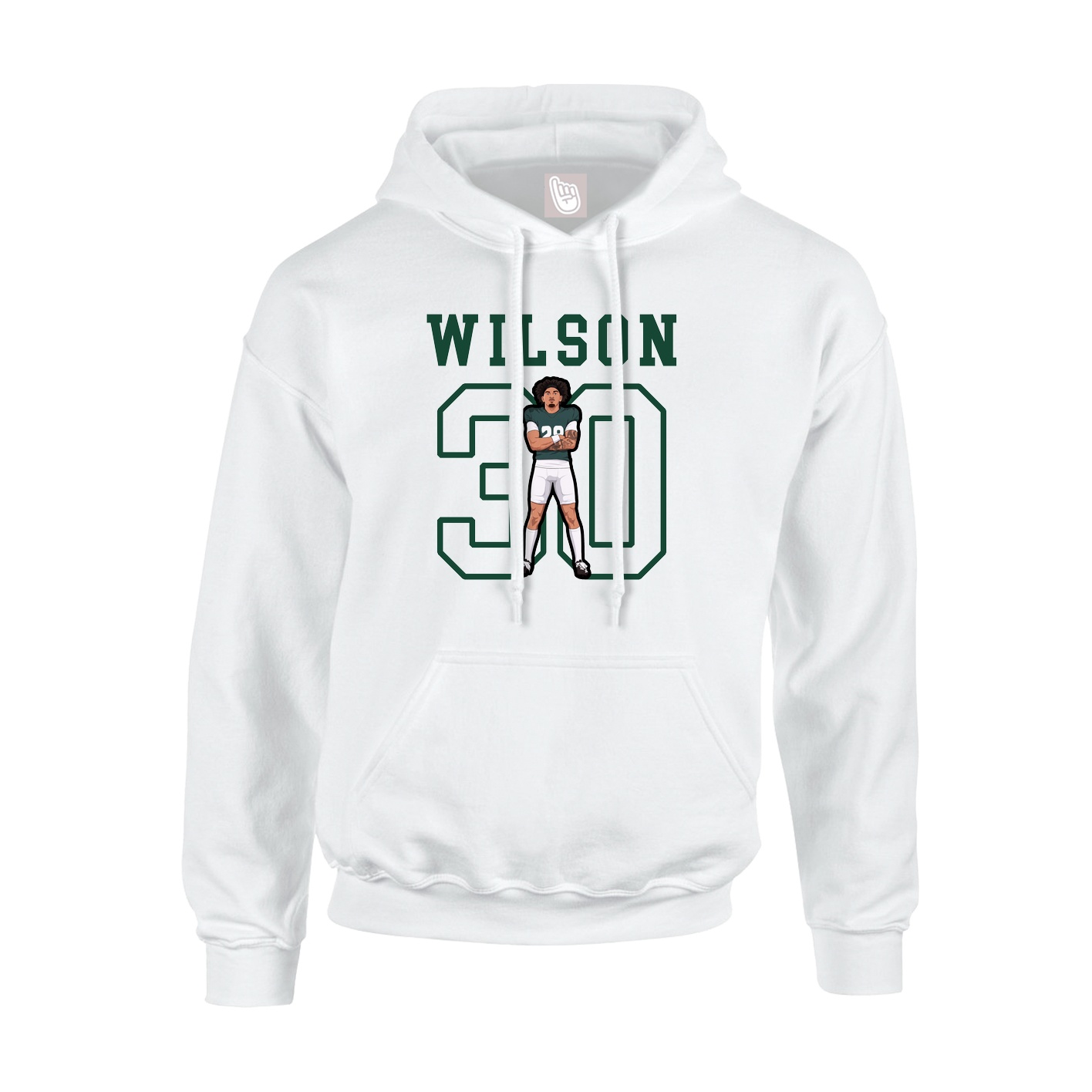 Hoodie — Shirsey in White
