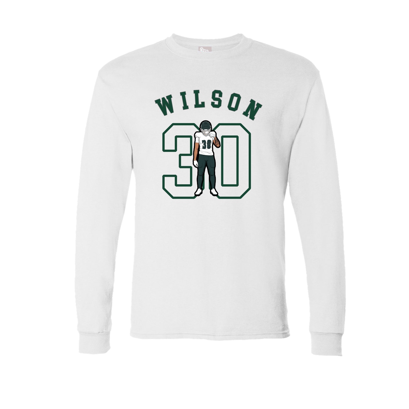 Long Sleeve Tee — Shirsey Arch in White