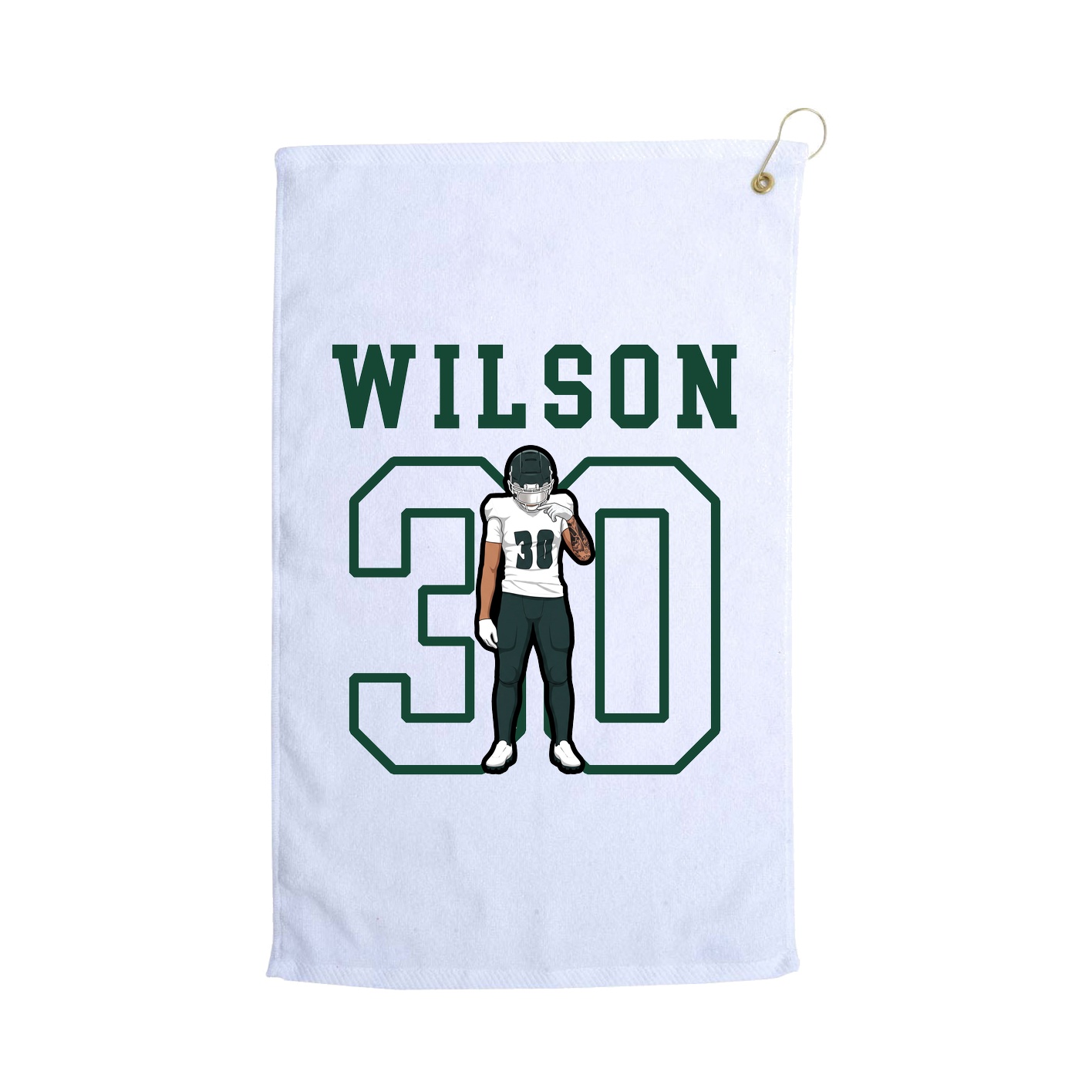 Golf Towel — Shirsey in White