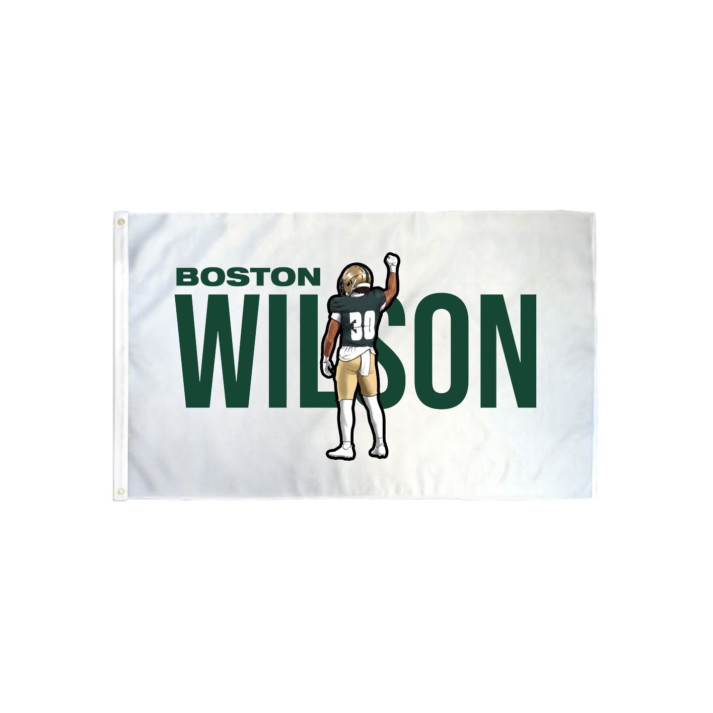3x5 Flag — Player Name in Classic