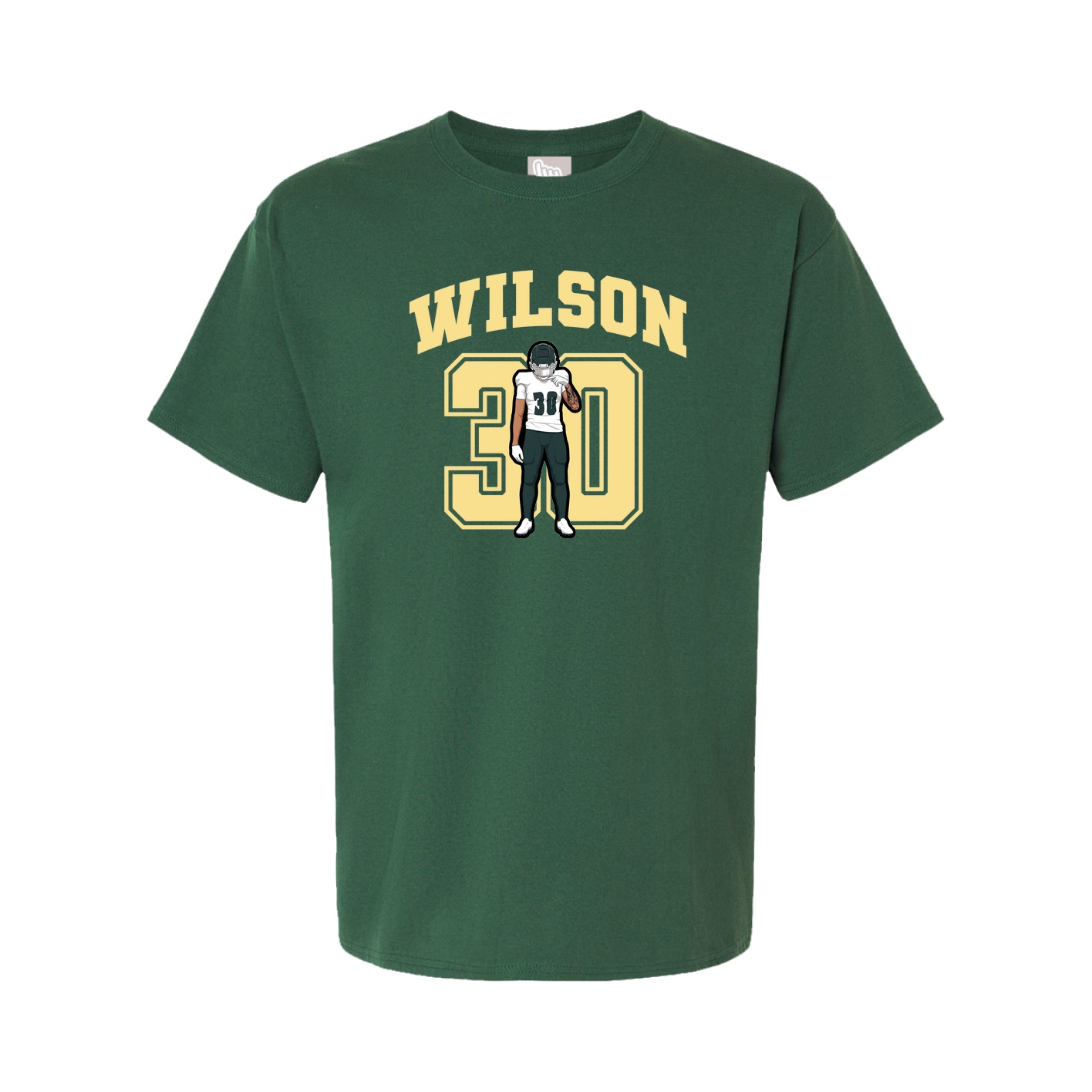 Tee — Number in Green