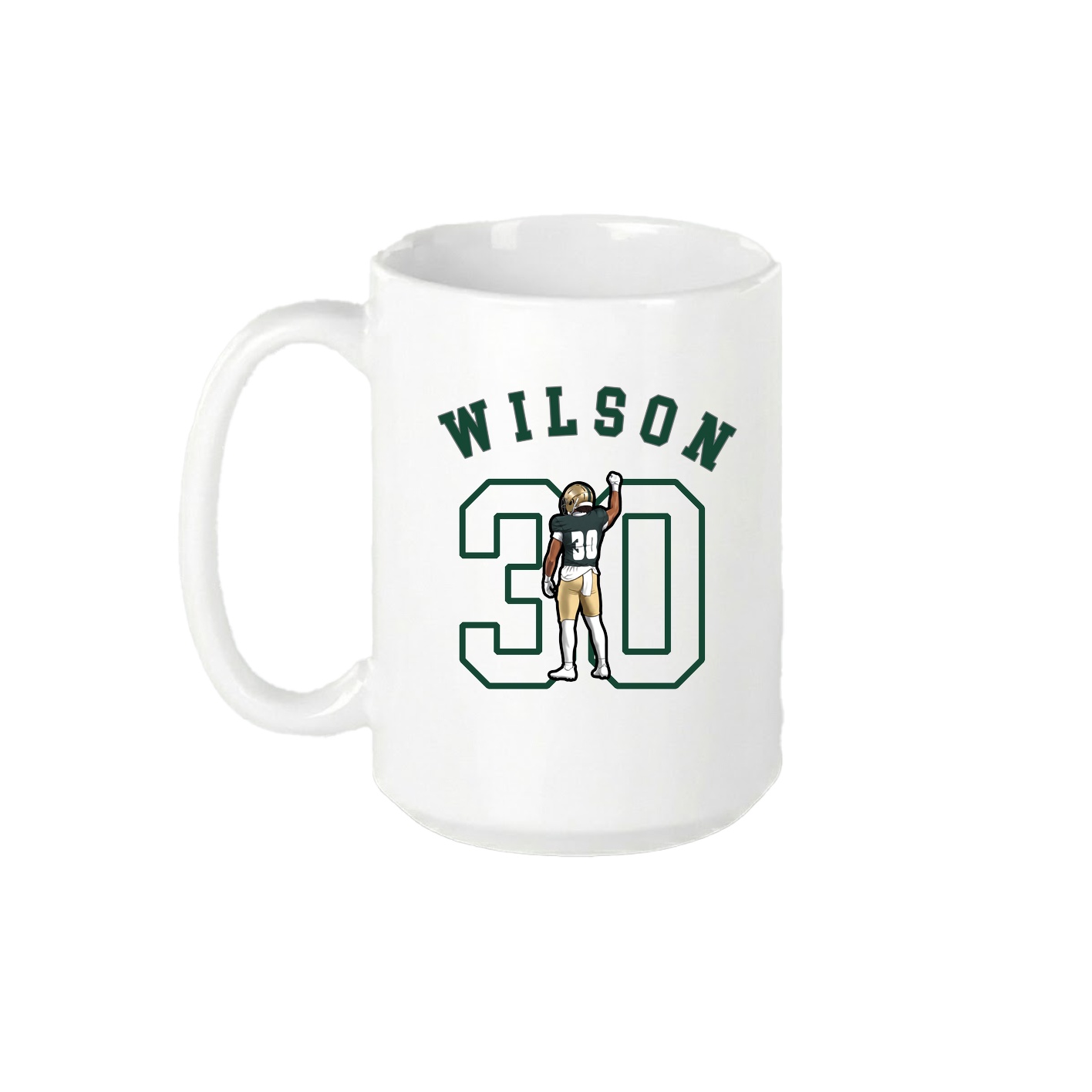 15oz Coffee Mug — Shirsey Arch in White