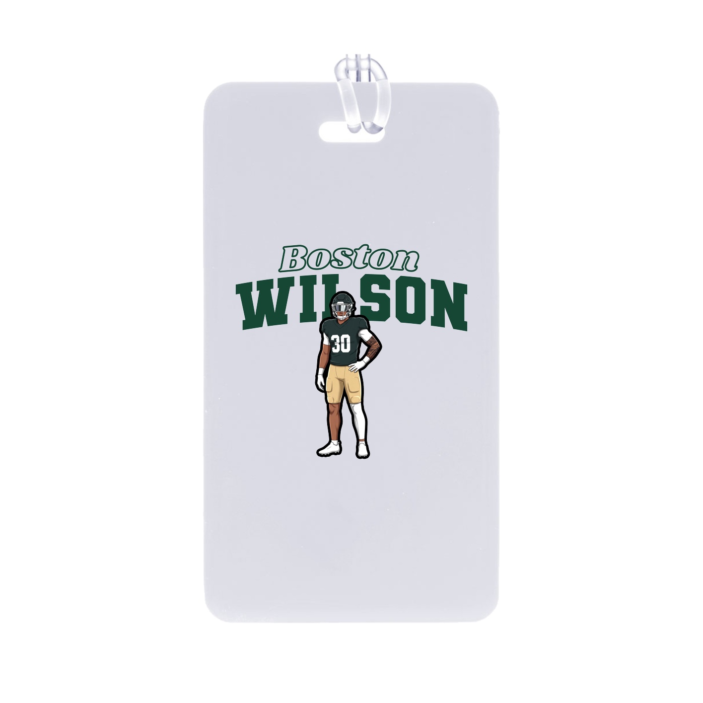 Bag Tag — Name Arch in Classic