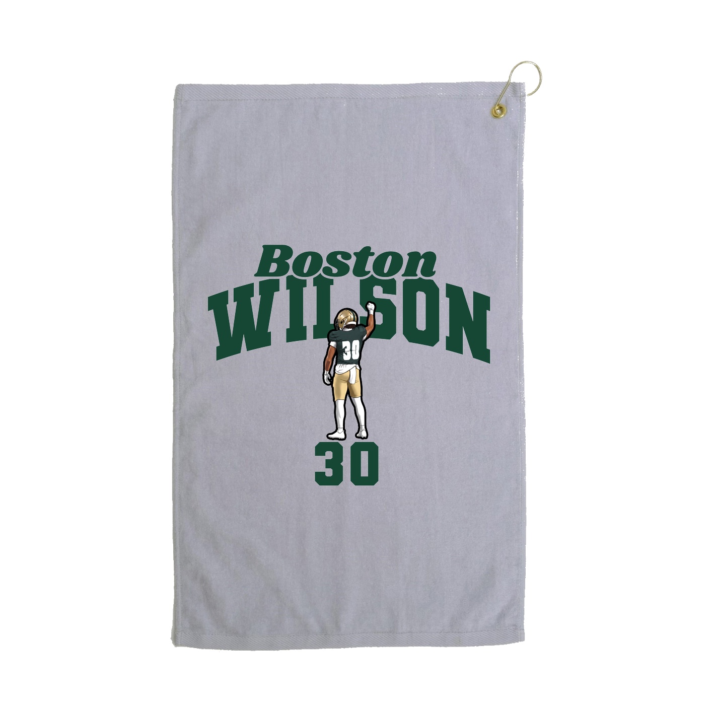 Golf Towel — Signature Arch in Grey