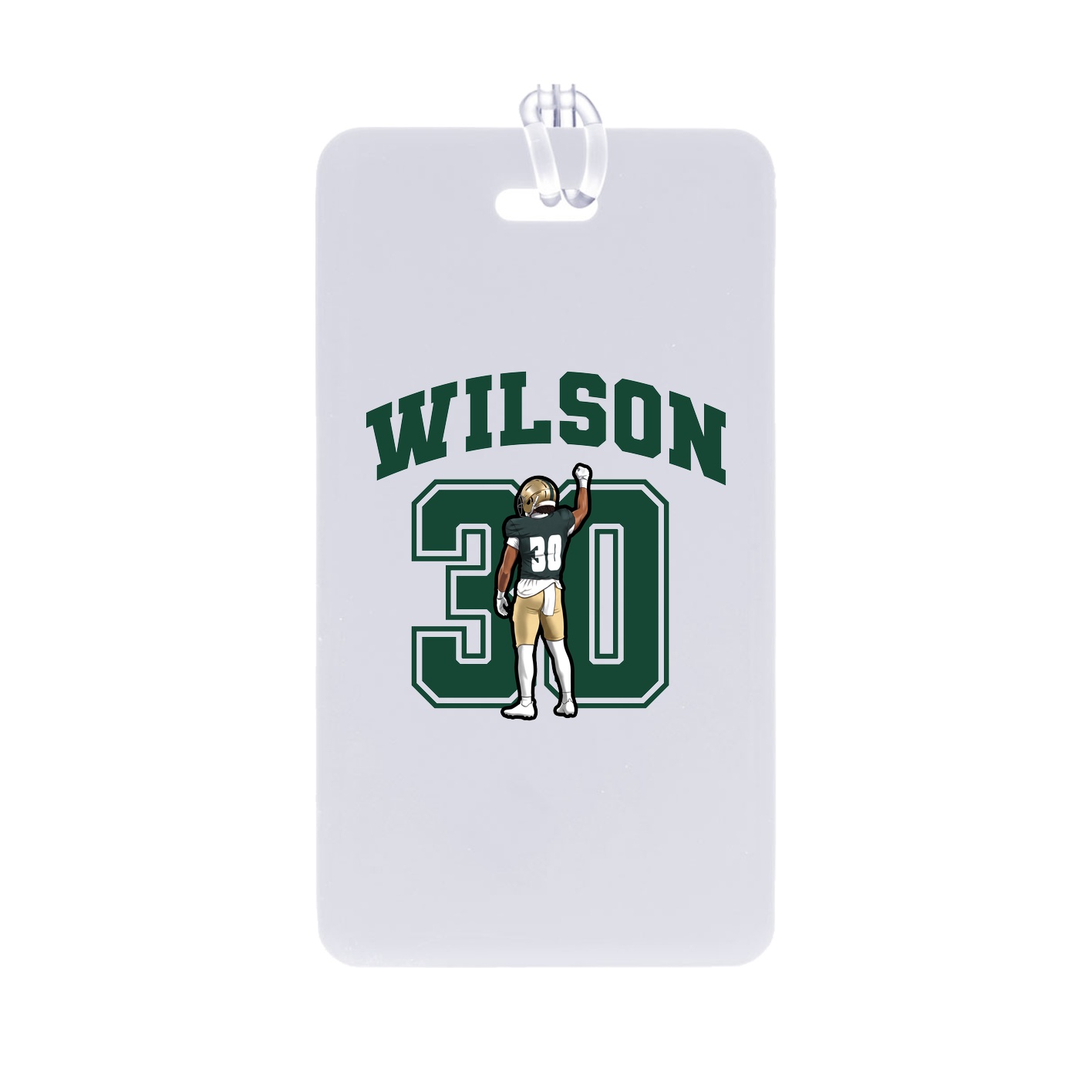 Bag Tag — Number in Classic