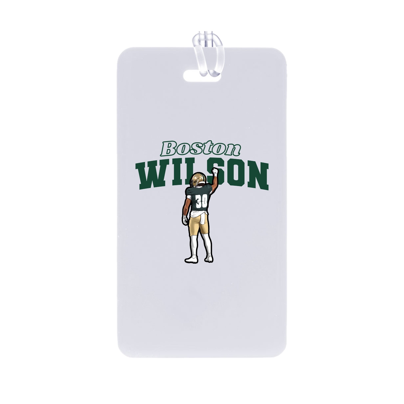 Bag Tag — Name Arch in Classic