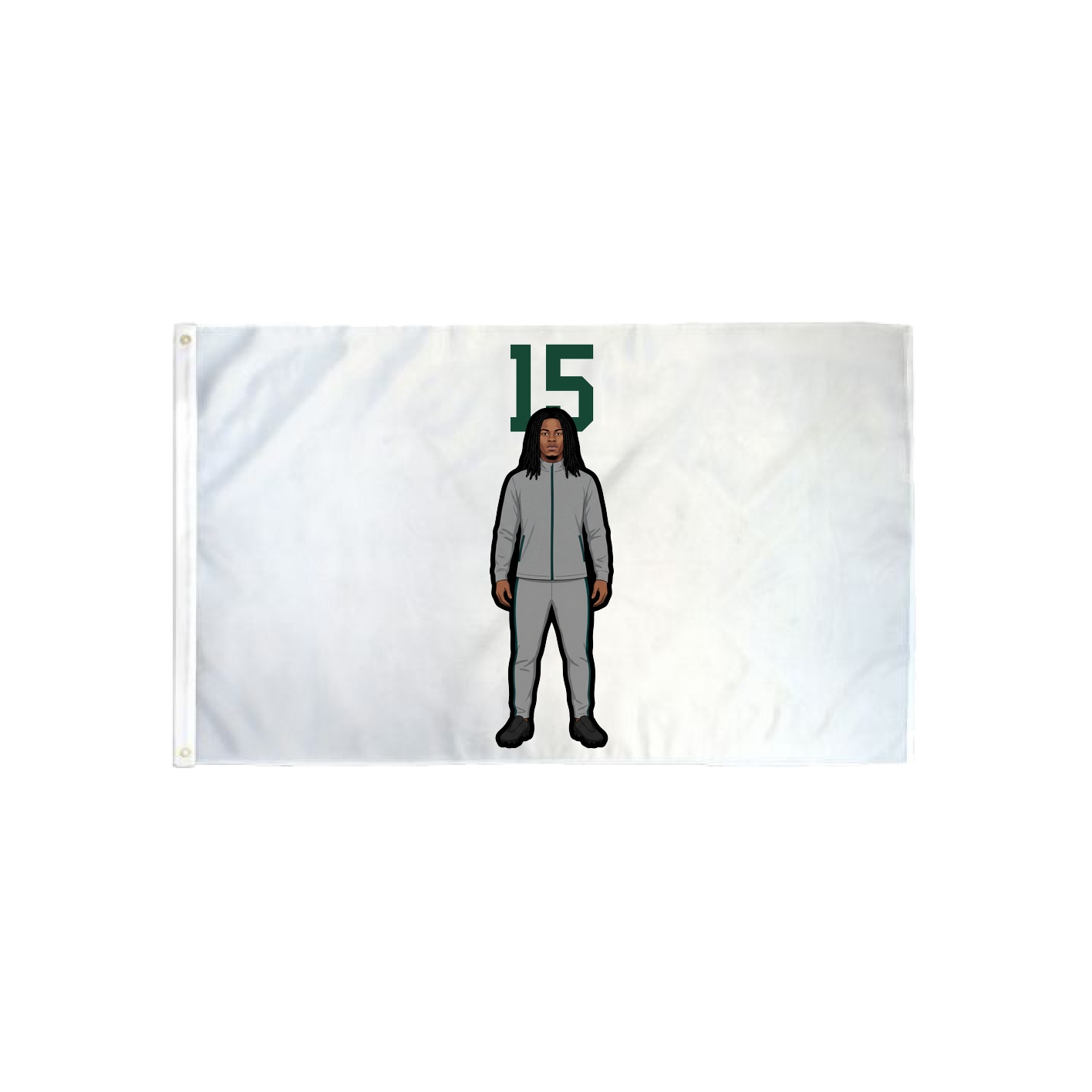 3x5 Flag — Number Top in Classic