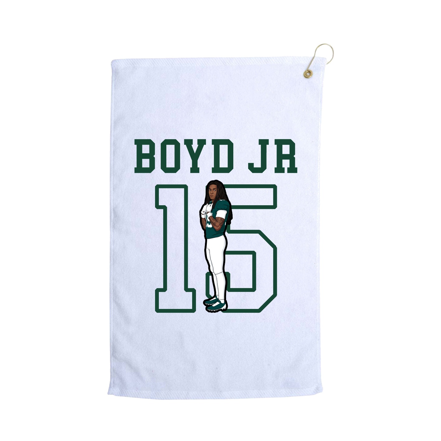 Golf Towel — Shirsey in White