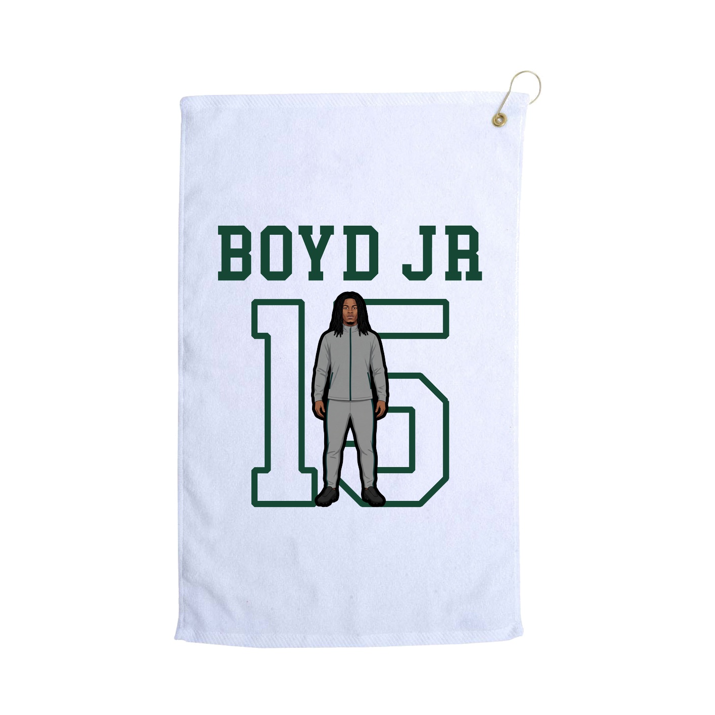 Golf Towel — Shirsey in White
