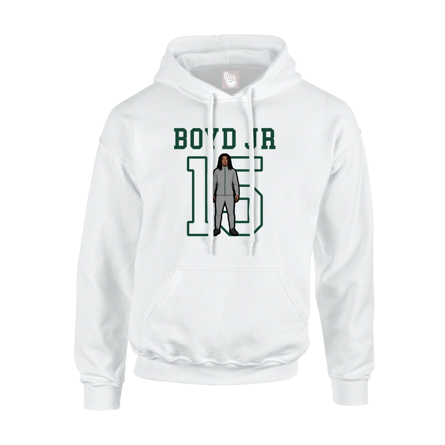 Hoodie — Shirsey in White