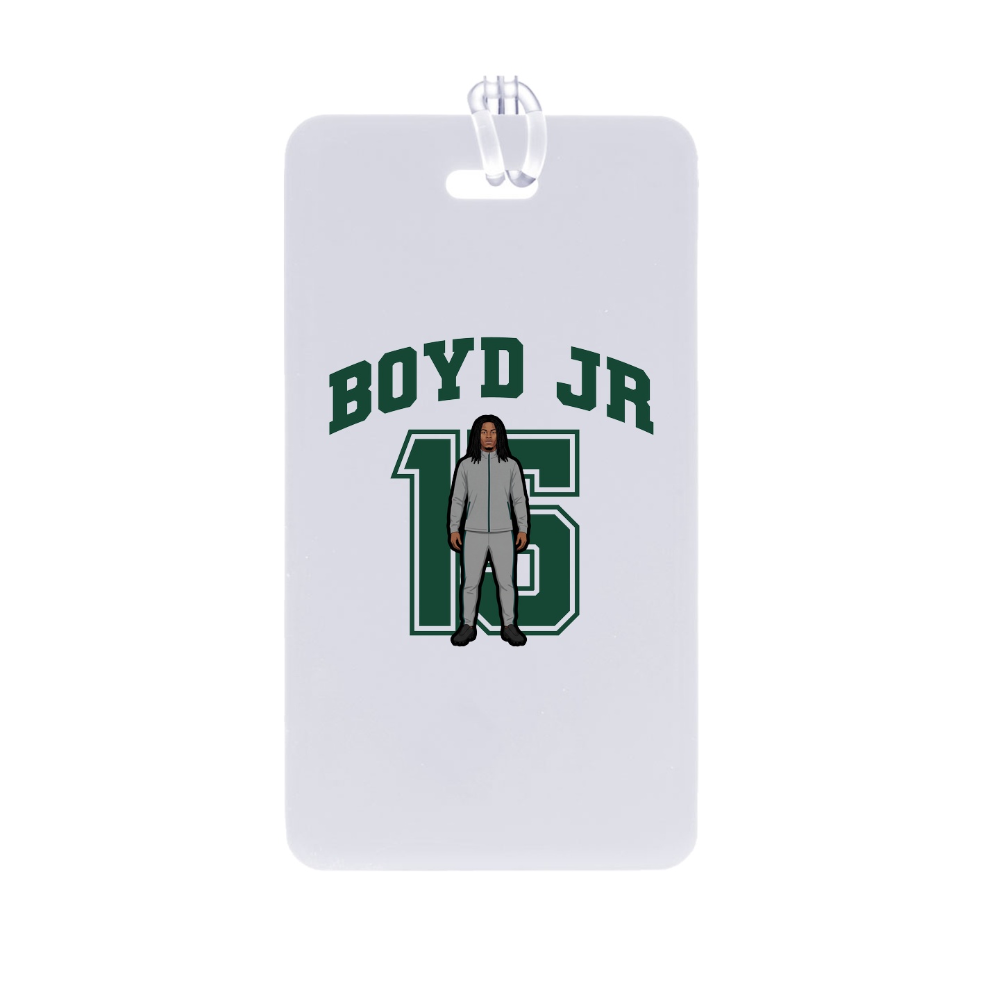 Bag Tag — Number in Classic