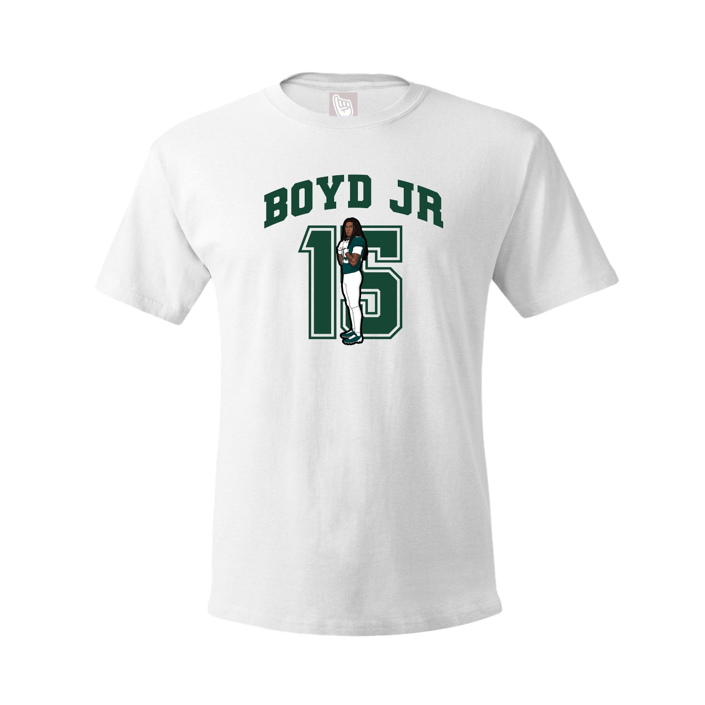 Tee — Number in White