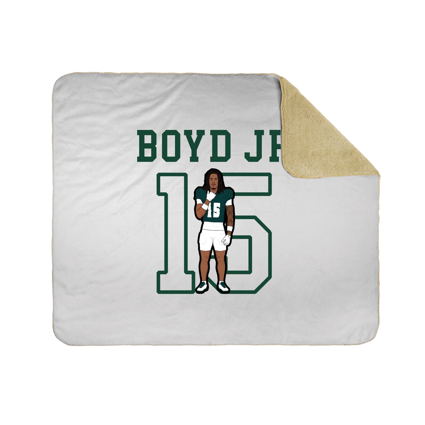 Throw Blanket — Shirsey in White
