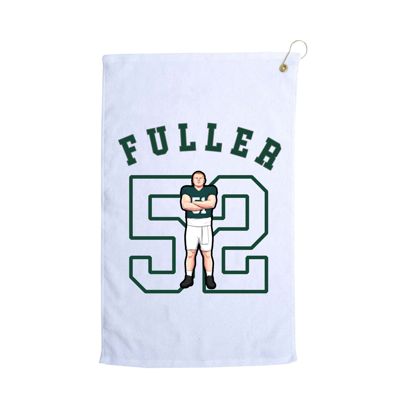 Golf Towel — Shirsey Arch in White