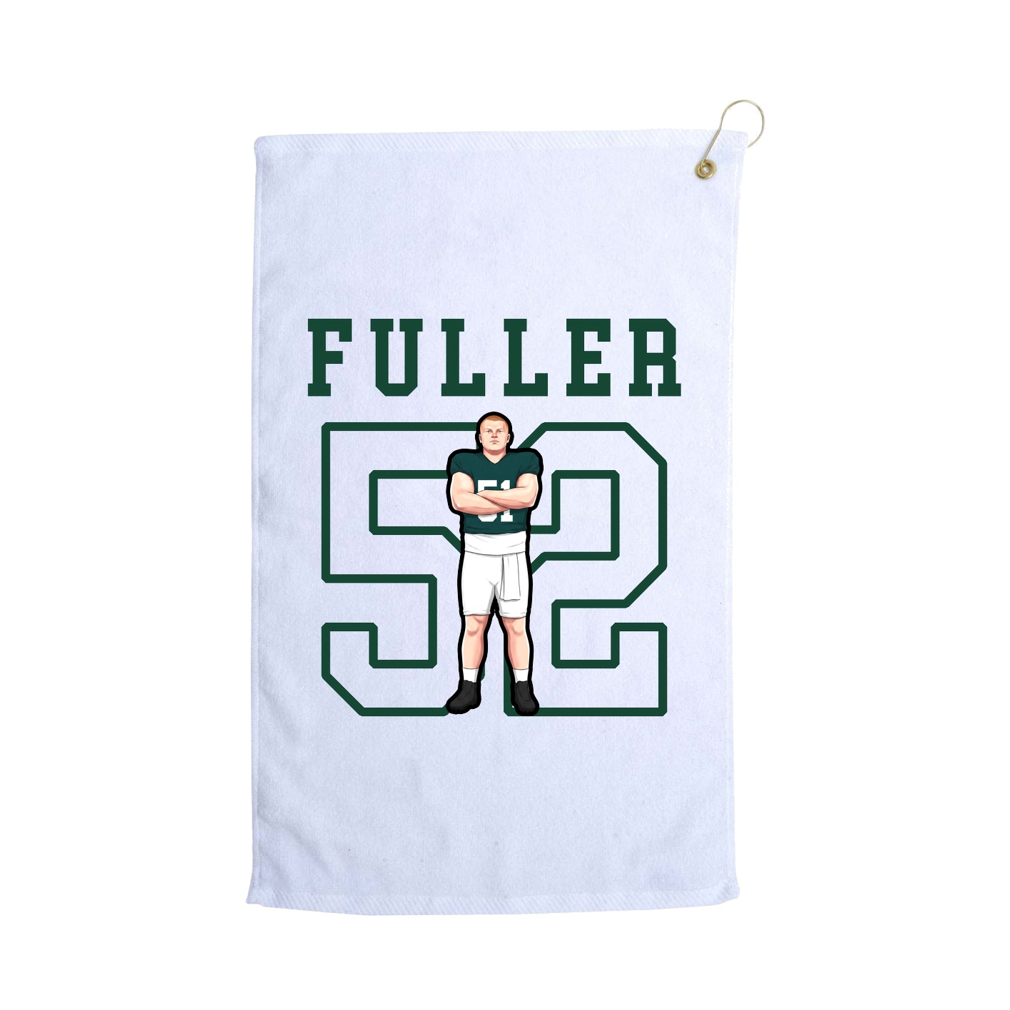 Golf Towel — Shirsey in White