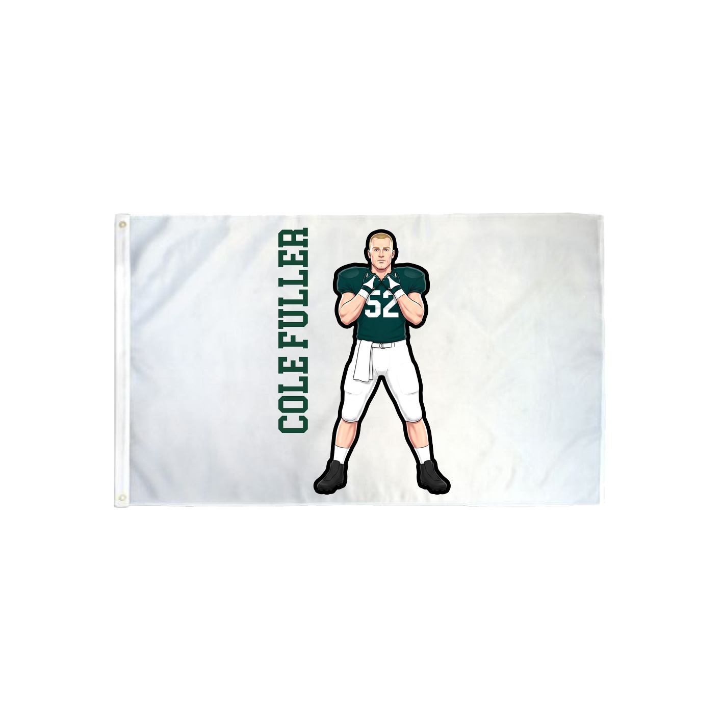 3x5 Flag — Name Vertical in Classic