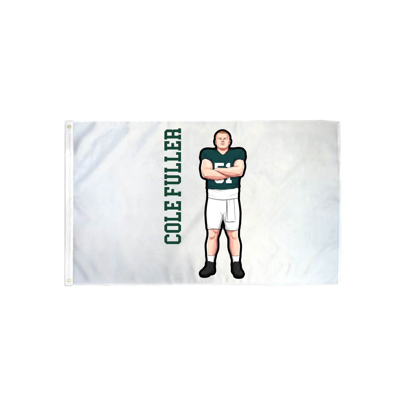3x5 Flag — Name Vertical in Classic
