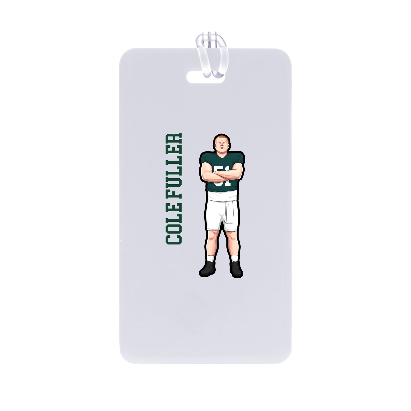 Bag Tag — Name Vertical in Classic