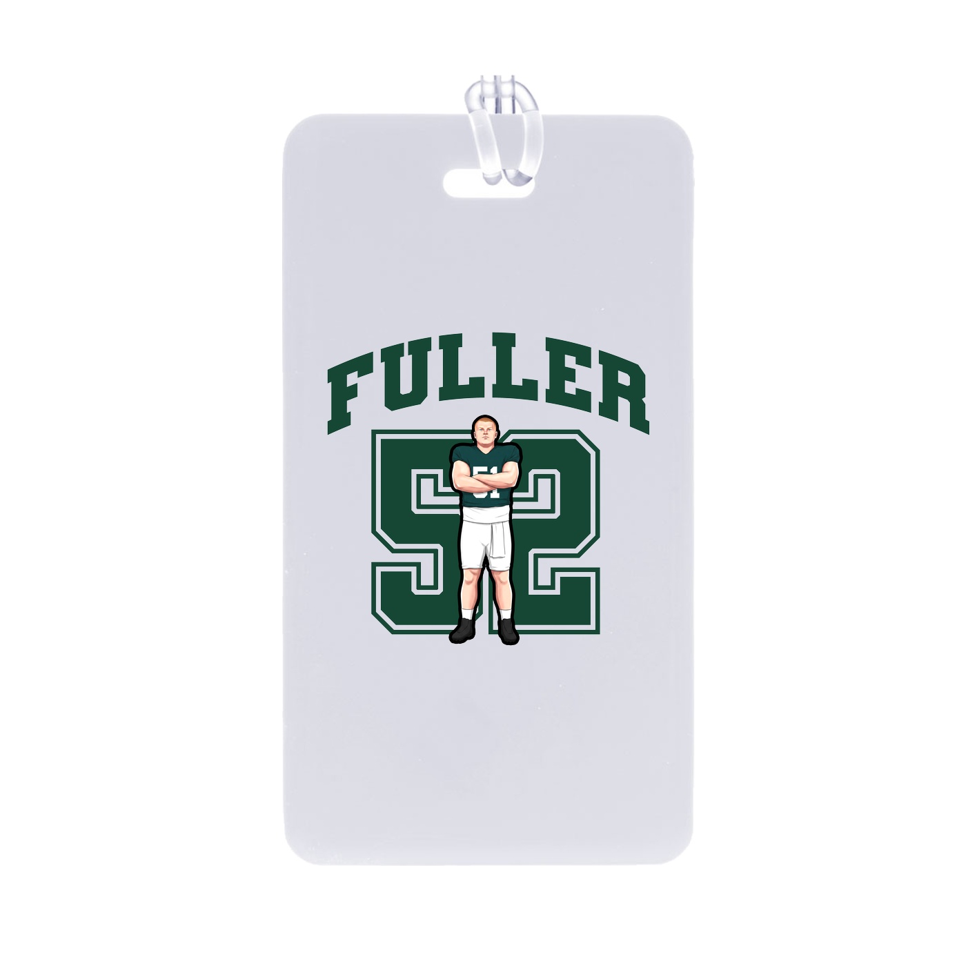 Bag Tag — Number in Classic