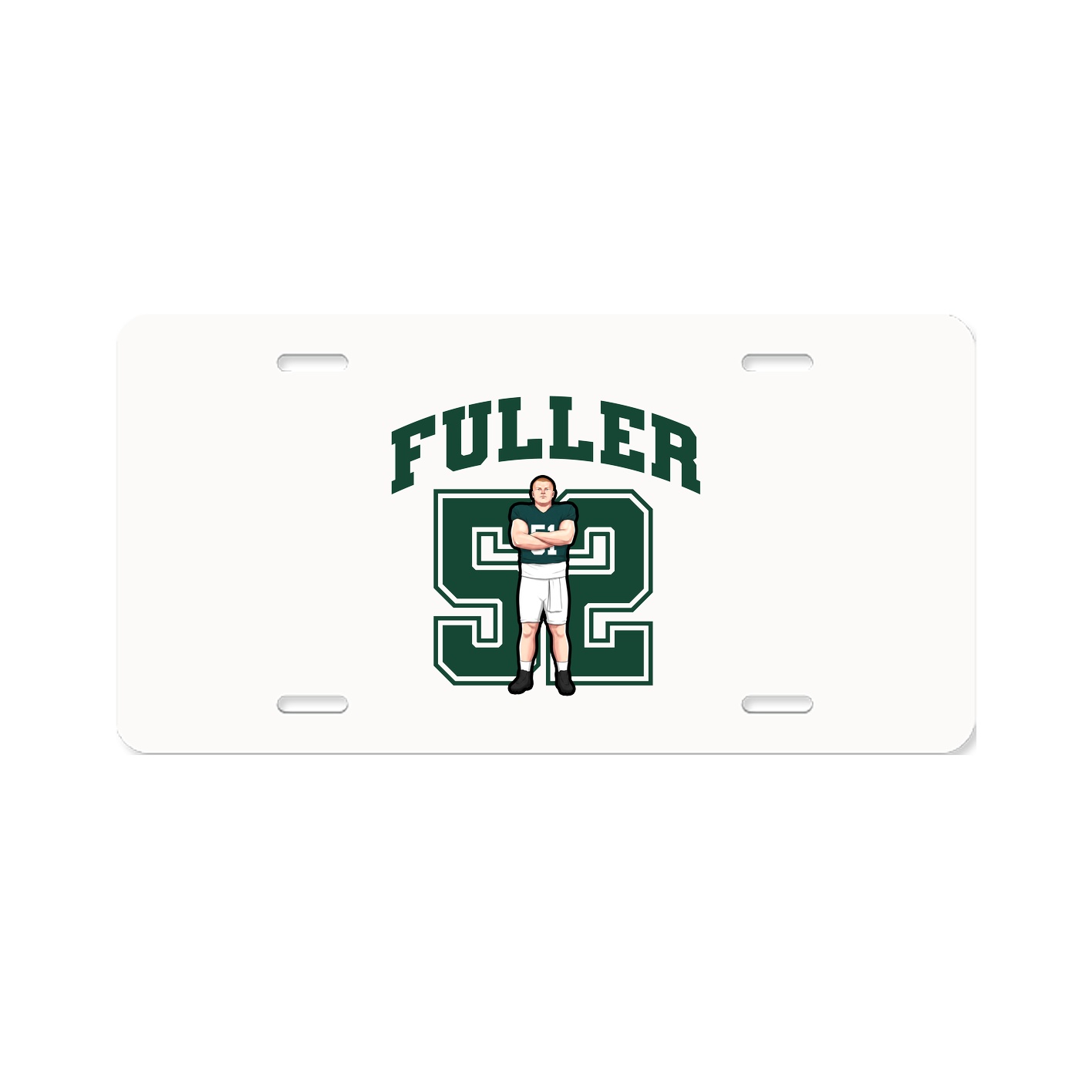 License Plate — Number in Classic