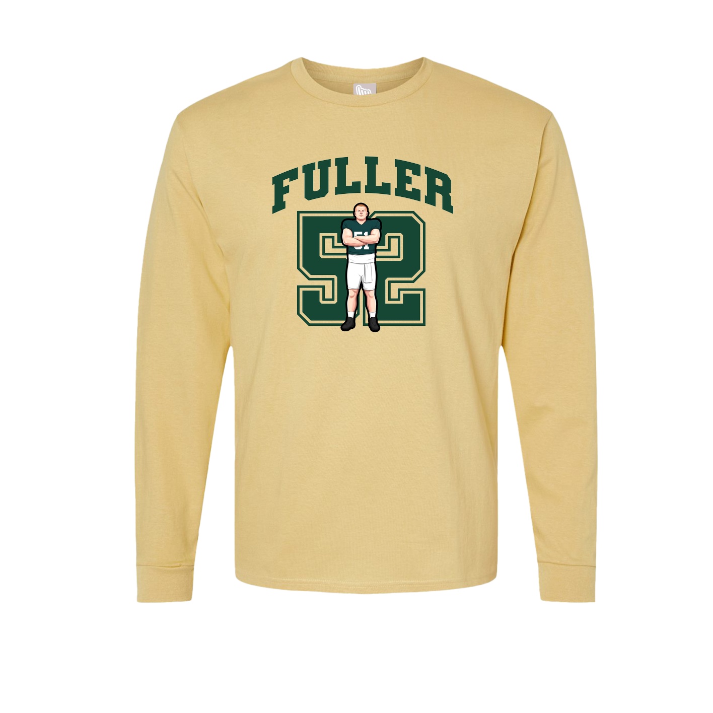 Long Sleeve Tee — Number in Vegas Gold