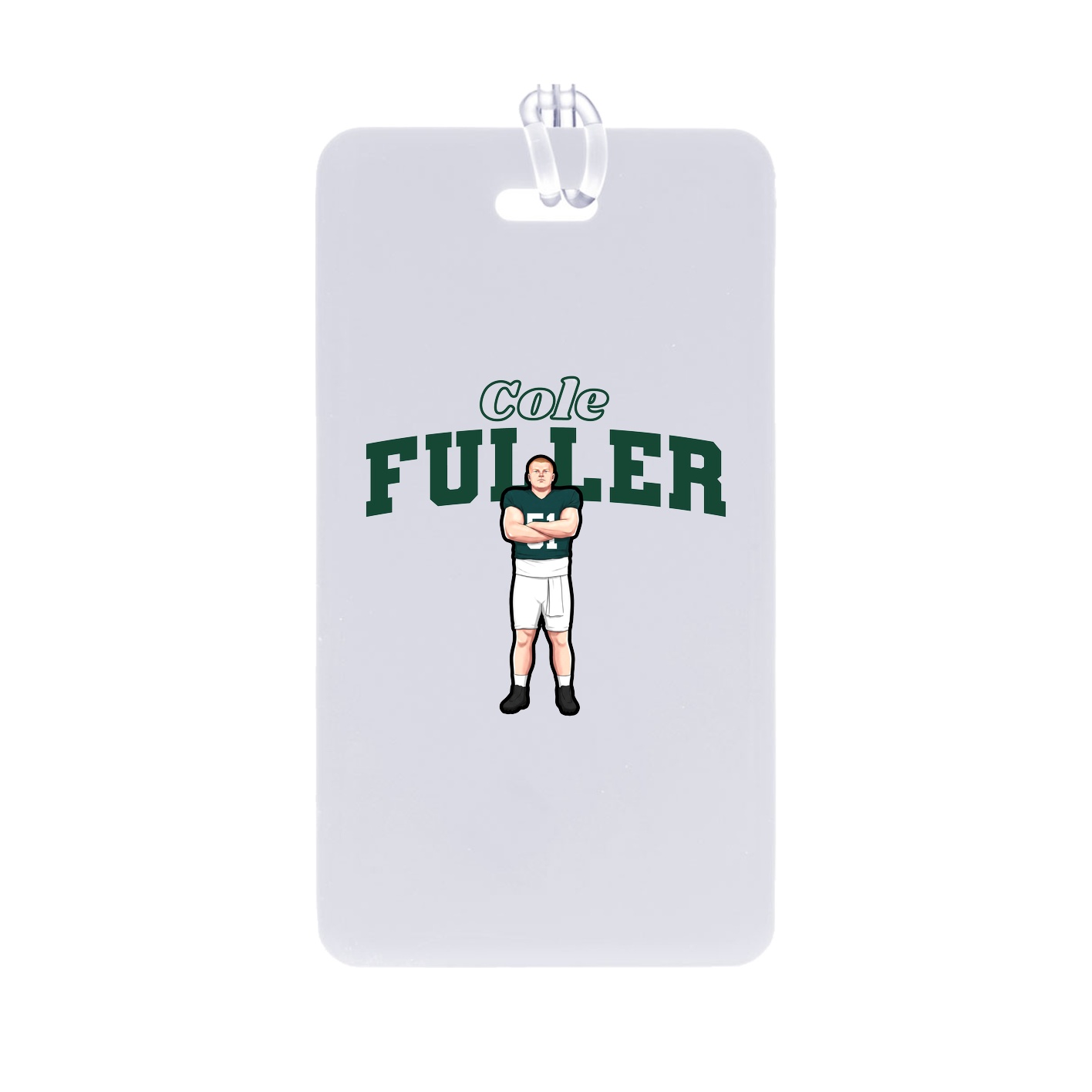 Bag Tag — Name Arch in Classic