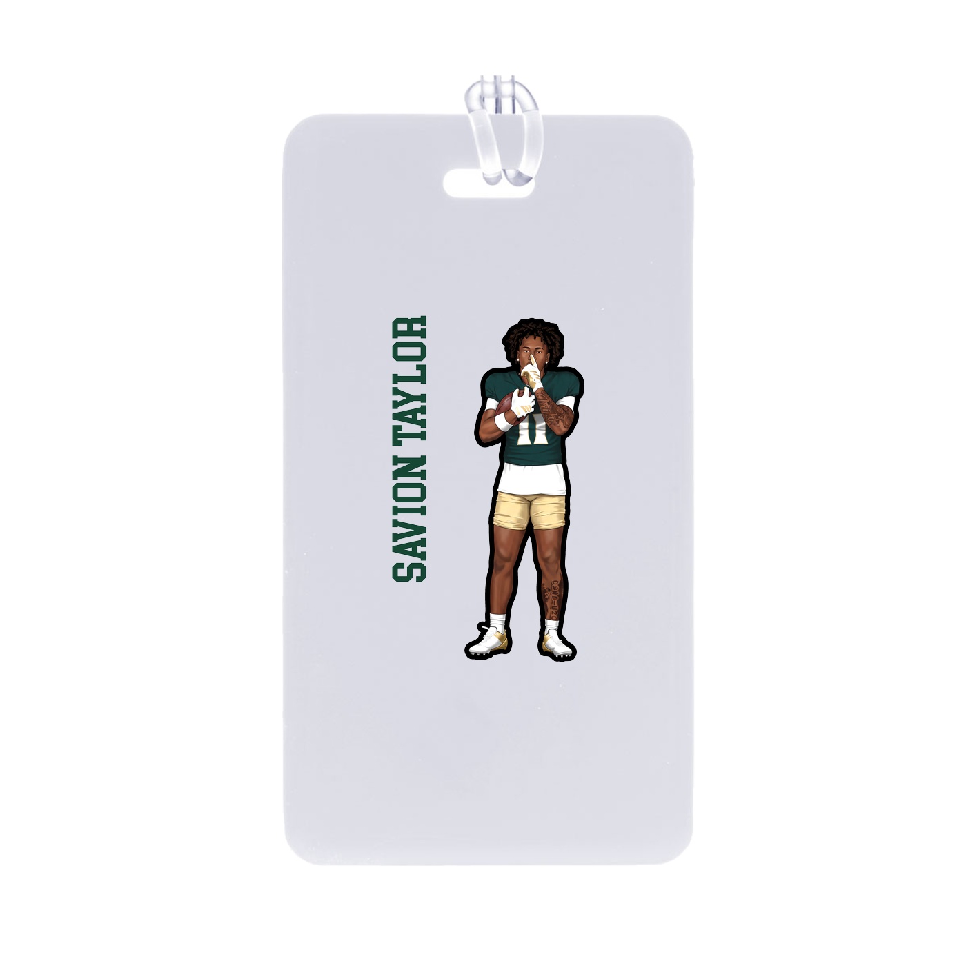 Bag Tag — Name Vertical in Classic