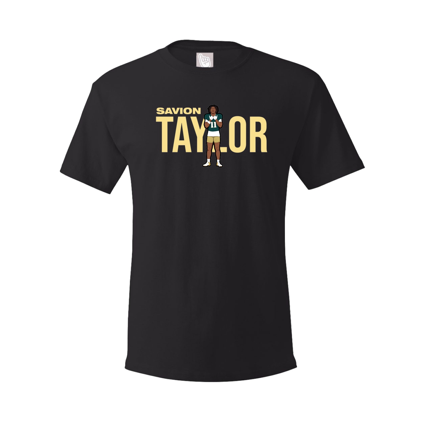 Youth Tee — Player Name in Black