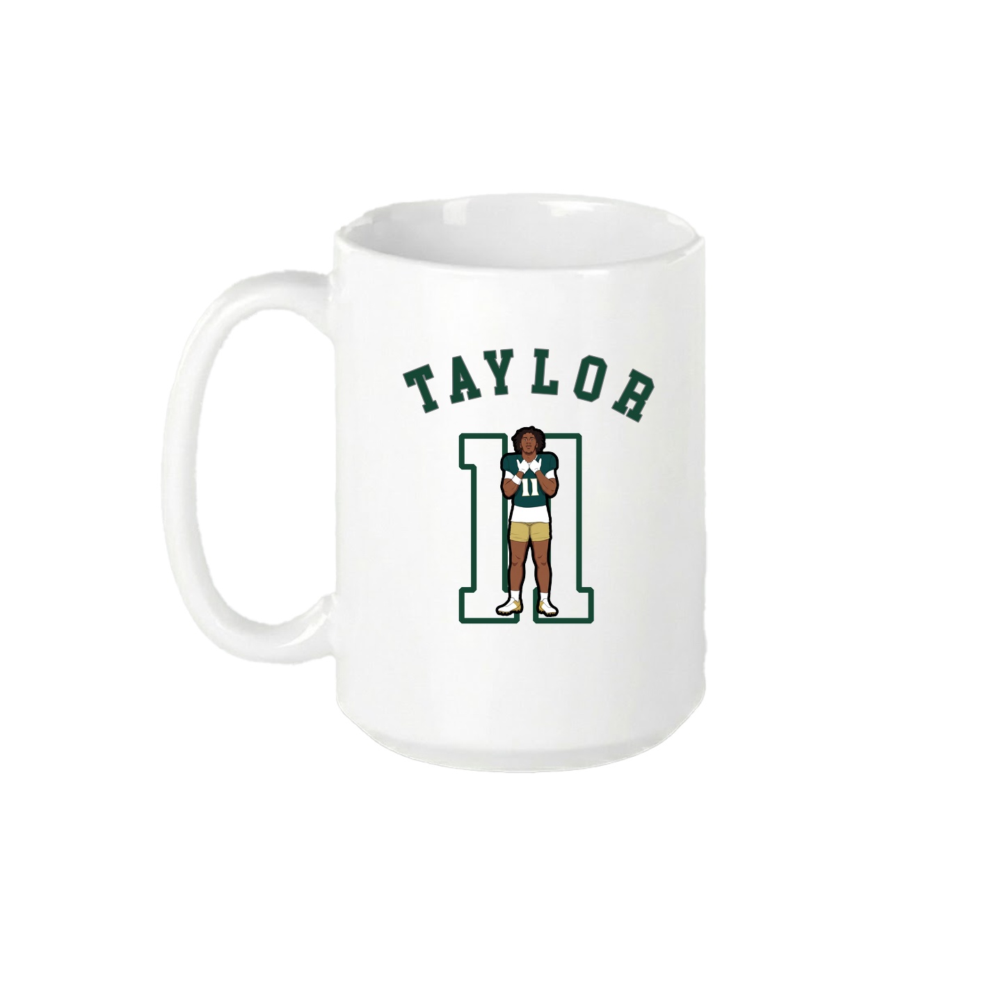 15oz Coffee Mug — Shirsey Arch in White