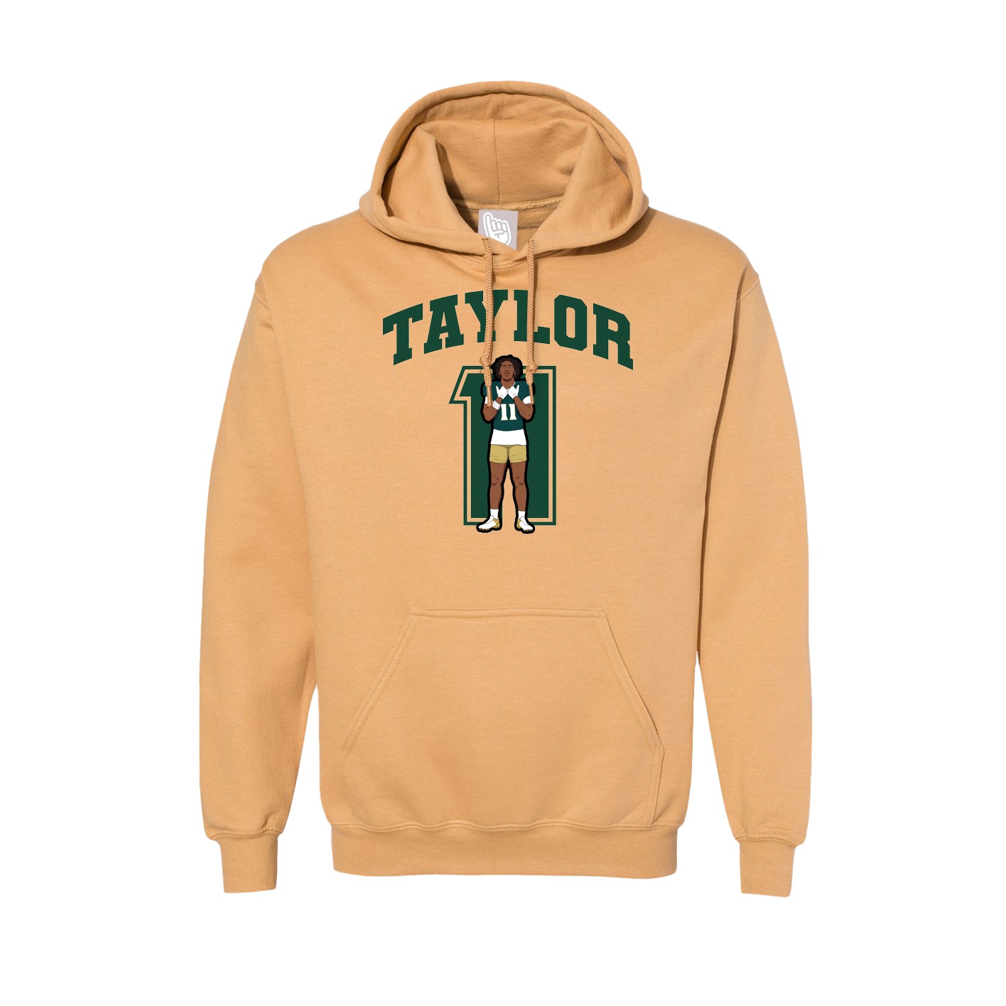 Hoodie — Number in Vegas Gold