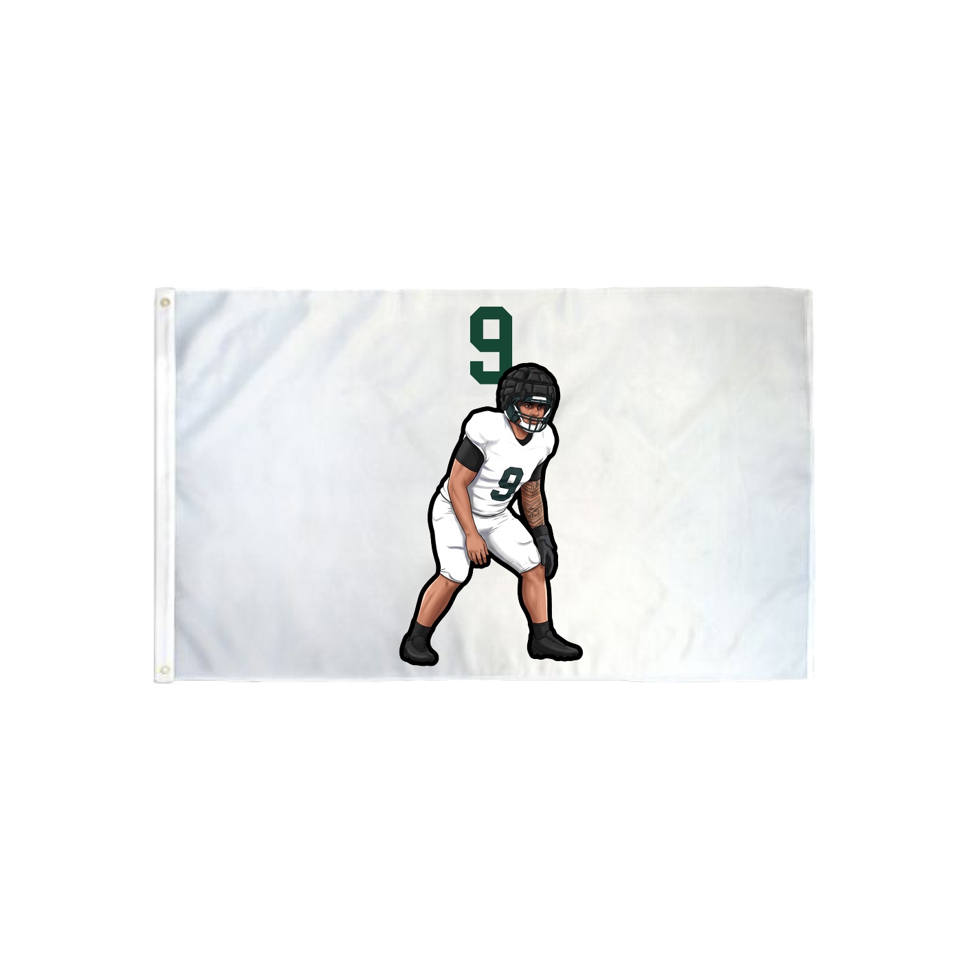 3x5 Flag — Number Top in Classic