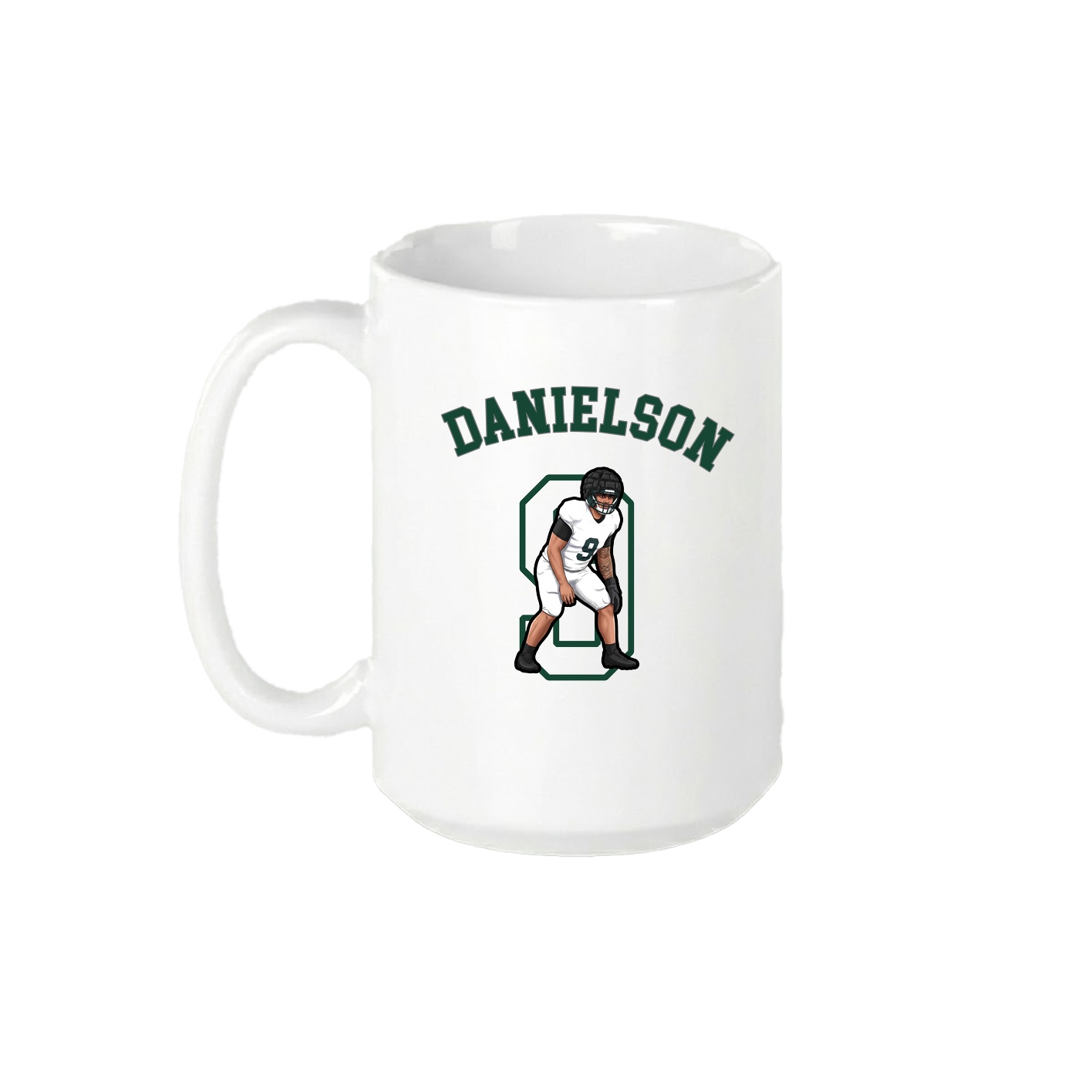 15oz Coffee Mug — Shirsey Arch in White