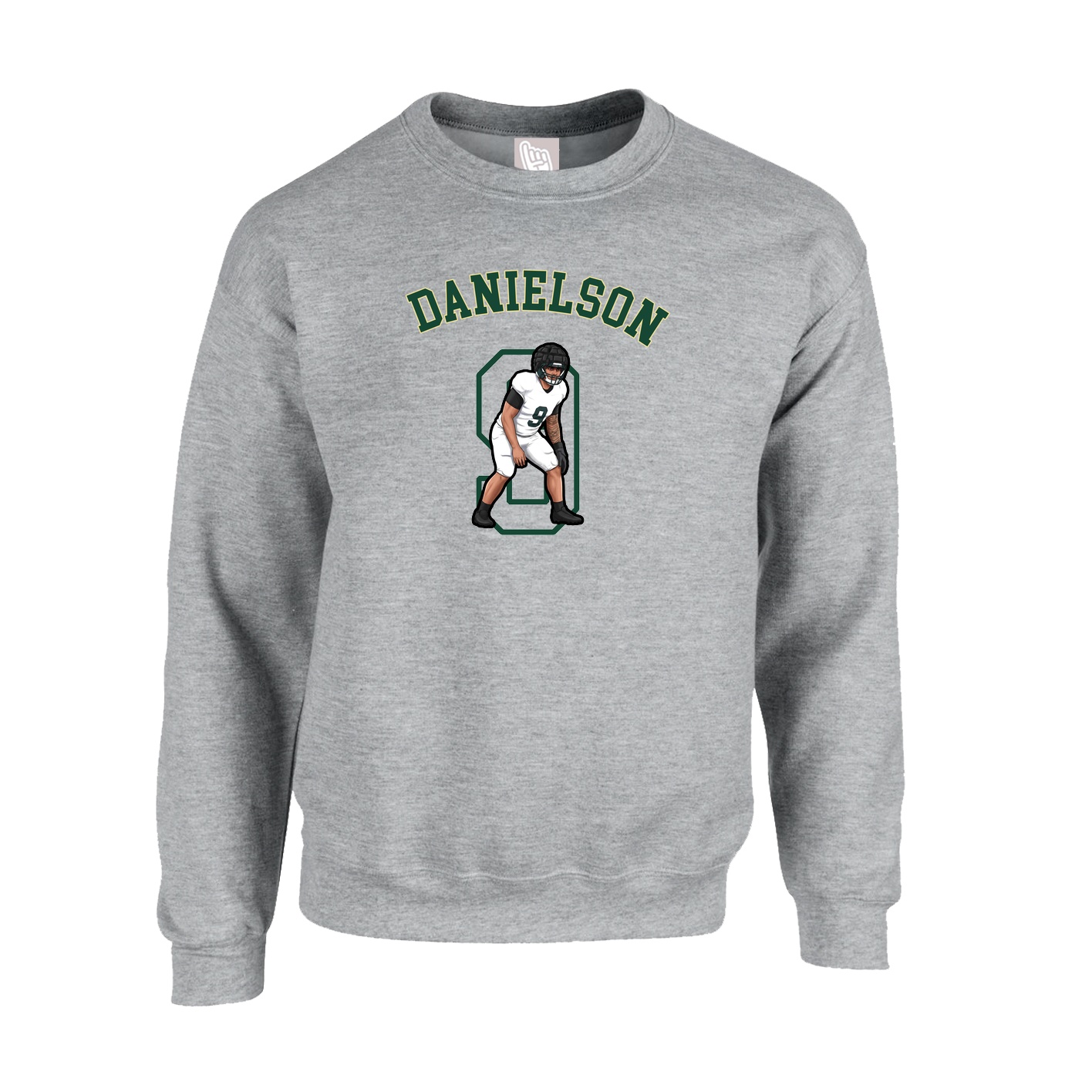 Fleece Crew — Shirsey Arch in Grey