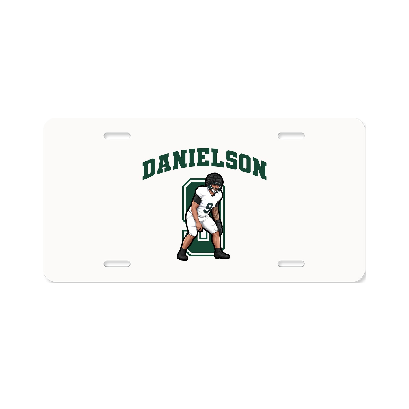 License Plate — Number in Classic