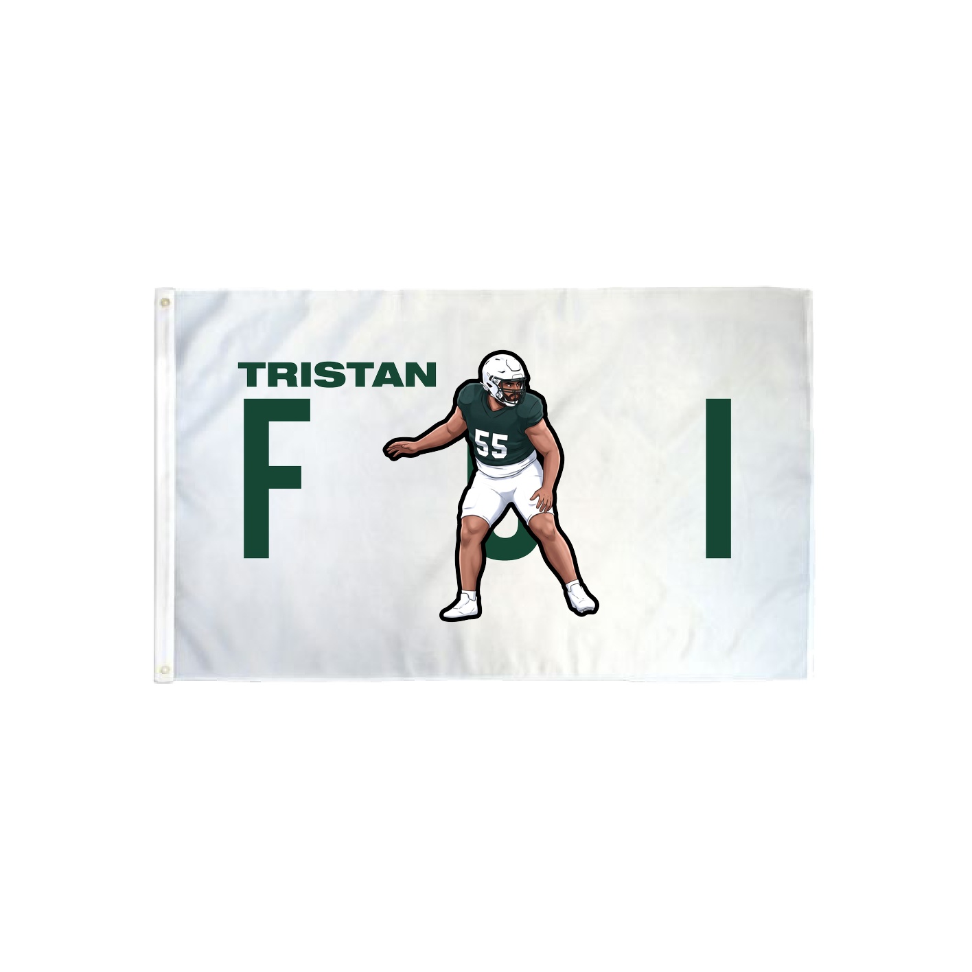 3x5 Flag — Player Name in Classic