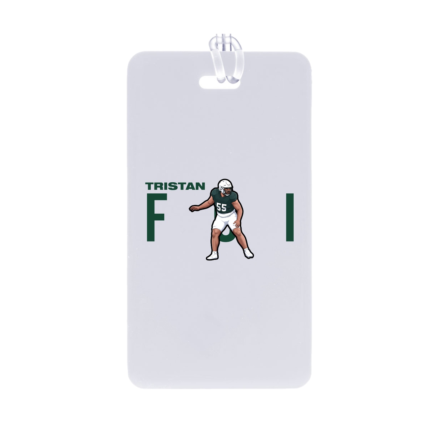 Bag Tag — Player Name in Classic